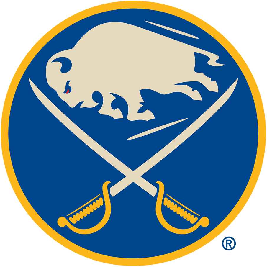 HUGE BUFFALO SABRES IRON-ON PATCH - 8