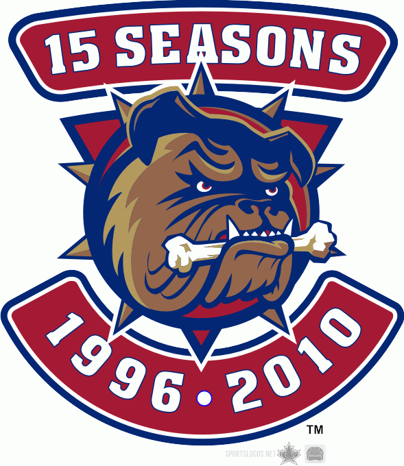 Hamilton Bulldogs (XL logo)