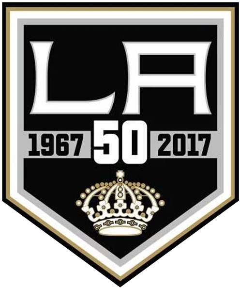 2017 Los Angeles Kings 50th Anniversary Jersey Patch