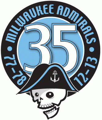 DIY Milwaukee Admirals iron-on transfers, logos, letters, numbers