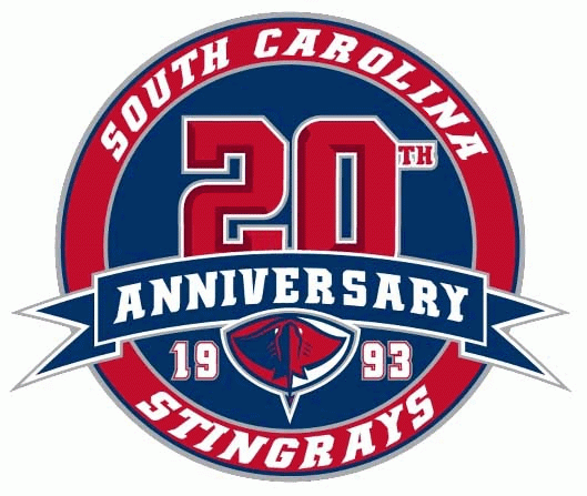 Vintage 90s South Carolina StingRays Hockey Jersey Old Logo ECHL